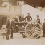 Artilleurs et Chasseurs Alpins à Lanslebourg